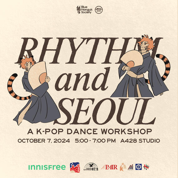 Blue Hanguk Society Rhythm and Seoul Poster